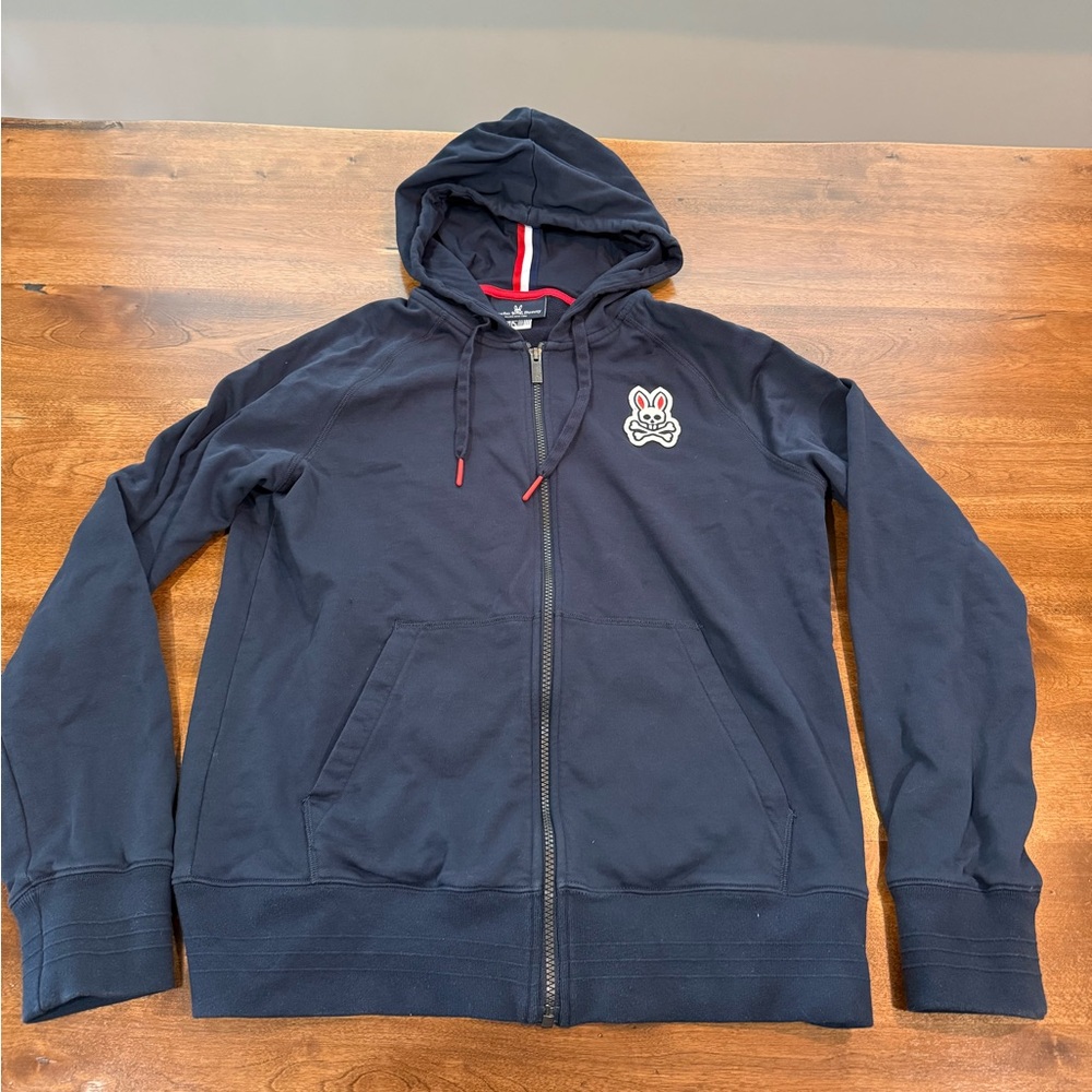 Psycho Bunny Navy blue Hoodie Jacket